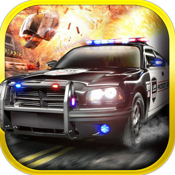 3D Police Drag Racing Driving Simulator Game: Race The Real Turbo Chase - Welcome to the right side of the law. In this nerve racking, super fast racer, you’ll need to act as a law enforcement officer. At your disposal you have some pretty amazing cars. You’ll start with a regular police vehicle. But as you progress in your career you’ll get access to the fearless off-roader, ultra-quick lambo and many many more. Your choice of vehicle is crucial as you’ll be racing through different environments: forest, city, winter and desert. All maps are designed to give the ultimate pleasure while chasing the villains! Collect sheriff stars, avoid any obstacles and help the law shine again!Game features:- intelligent opponents- different modes of steering- continue racing where you left off- awesome 3D graphics- online leaderboard