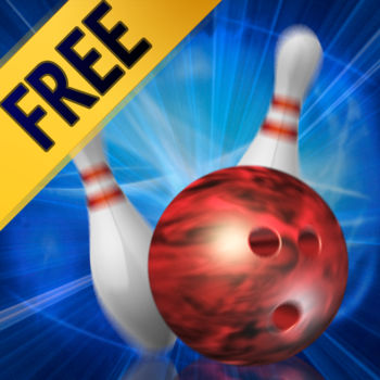 Action Bowling Free - ACTION BOWLING 2 NOW AVAILABLE!!Action Bowing Free - the best bowling game on iOS. Now with over 30 million downloads!*************************************Game Review:Kronos\'s Action Bowling Rolls a Perfect Game... There are several bowling games in the App Store...none is in the same league as Action Bowling, from Kronos Games. It’s about as close to real bowling as you’re going to get on the iPhone and iPod touch. - AppCraver.com*************************************Action Bowing is the best and most feature packed bowling game on iOS. It is the only bowling game in the App Store that features :• 12 outrageous bowling locations• 36 unique custom bowling balls• Options to create your own custom ball from camera snapshots or photo library• Listen to your own music on the iPhone or iTouch while playing Action Bowling• State-of-the-art 3D physics engine for real pin action• 4 different bowling style settings  - straight, curve, hook and custom• 3 different ways to bowl - flick, gesture and Wii-like motion bowling• Pass and Play Mode so you can bowl against 3 friends• Practice mode so you can set up a custom rack to practice knocking down those tricky splits • Bowling Trivia featuring 165 questions guaranteed to stump the most seasoned pros• Detail stats tracking • Bowling alley, bowling ball and pins built according to PBA  regulation specifications• Stunning 3D graphics • Full music tracks and robust sound effects