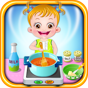 Baby Hazel Kitchen Time - Play Baby Hazel Kitchen Time game on your android device for free.Baby Hazel is very much interested to try something at the kitchen. So today our little angel has decided to make her afternoon meal. Can you be of her help in preparing delicious meal for her. As a first thing, shop for required ingredients, tools and utensils to prepare her food. Then go to kitchen and help her in food preparation. Finally set up the food cart and then feed our princess with the delicious home made food. Happy Kitchen time with Baby Hazel.