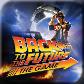 Back to the Future: The Game - ***** Back to the Future: The Game is NOW AVAILABLE for iPhone! *********** Great Scott! Episode 1 is FREE for a Limited Time! **********  Episodes 2-5 are available to purchase individually ($2.99 each) or save 15% by purchasing the \'Ep 2-5 Multi-Pack\' ($9.99 - Limited Time) in-app ***** ***** PLEASE NOTE the release of this new universal base app replaces Episodes 2-5 apps of Back to the Future: The Game which will no longer be available for direct download on the App Store. Ownership of these episodes cannot be transferred to the universal app, so if these episodes were not backed up to the iCloud or kept on the device, they can no longer be acquired without purchasing the Episodes 2-5 multi-pack. Ownership of Episode 1 will transfer to ownership of the new universal base app. ******= compatible with iPhone 4 devices and up.** \