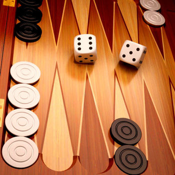 Backgammon. - Backgammon is the oldest and famous game in the world. You can be lucky in some games but only match will show who has high skill of strategy.Play matches against your mobile opponent and test your luck and skills.- true random dice rolls- strong and honest AI engine- pips counter- big interface for easy touches- available moves highlighting- undo move when mistaken- move animation- easy for eye graphics- auto-save when exit or take a call
