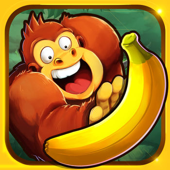 Banana Kong - A thrilling ride through jungle, caves and treetops. Play as Kong! Banana Kong!Run, jump, bounce and swing on vines as you help Banana Kong to outrun a huge banana avalanche! Keep full control with highly responsive single-finger tap and swipe controls. Ride the boar or fly with the toucan to overcome dangerous obstacles like massive boulders, crocodiles, piranhas and boiling lava. Nature can be a cruel enemy… While you dash through the jungle you\'ll be able to outrun your friends! Thanks to full Game Center integration you can see your friends best distance right in the game.Compare your high scores and unlock achievements while improving your playing style. A highly dynamic game engine will provide endless fun in this endless run. Each session is a new challenge as the level is built randomly on the fly.Collect as many bananas as possible to fill your energy bar. Use a power-dash to destroy obstacles or take alternative routes like the deep underground cave area or treetops.Find secrets and unlock extras to get the most out of the game. Kotaku: \'If Donkey Kong Country Were an Endless Runner, It Would Look Something Like This\'Features: - iPhone 5 widescreen support- Retina Display support- Full Game Center integration- Ride animals- One thumb controls- 10 seconds from launching the game to playing it.