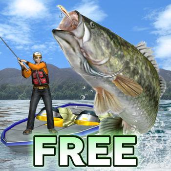 Bass Fishing 3D on the Boat Free - Dynamic bass boat driving, real lure action, and breathless excitement!The full 3D bass fishing game has finally arrived!!*Features of Free Version -You can select 5 types of fishing lures.-Advertisements will be shown throughout the game. FEATURES: You can steer your bass boat freely.Find your own casting point by driving bass boat dynamically!There are 4 kinds of game mode: Online Tournament, Tournament, Challenge, and Free fishing.Even beginners can feel reassured with hint systems!Use sonar to detect shadows of fishes, so you can able to find fishing point more faster.There are 6 Fishing Fields!!(Except Thunder Lake and Circle Lake. You have a limit of play time.)There are over 10 different kinds of fishes you can catch!!There are five varieties of lures (top, shallow, deep, bottom) to choose.Seek out the right climate and time frame, then catch the big bass.Camera will change to an underwater camera when you are retrieving.You can see real lure\'s action and tactics of the bass.Because of the full 3D, it makes you feel a real performance.We are sure that it\'ll be a breathless excitement.During the fight, you\'re also given advice on how to handle the rod.Challenge mode added! You can enjoy thrilling fishing experience under the time, season, climate, etc.Let\'s have fun sport fishing!!