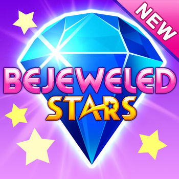 Bejeweled Stars - Be brilliant in Bejeweled Stars, a brand-new match-3 experience like no other! Experience endless fun and unique challenges every day in a beautiful world filled with surprises, explosions, and playful puzzles. Combine sparkling gems to earn rewards, create boosts when you need them most, uncover collectible emojis to express yourself, and even control the game board itself as you play. Free to download.DISCOVER AMAZING CHALLENGES Bejeweled Stars comes to life with exciting twists and distinctive ways to play. Master moving Currents of gems to enhance your matching strategy. Maneuver gem-filled Clouds around the board, causing winning cascades. Rescue floating butterflies before they slip away into the sky.EARN, COLLECT, AND SHARE BEJEWELED EMOJISOpen chests to reveal exclusive and delightful Bejeweled emojis that let you express your own style and send personal messages. There are hundreds to enjoy as you play!CREATE GAME-WINNING BOOSTSCollect brand-new SkyGems and use them to create special boosts. Use the Star Swapper to blast through difficult spots. Shuffle the game board for new matches with the Scrambler. Deploy the boosts you want, when you want them, and perfect your winning strategy. LIGHT UP THE NIGHT SKYEarn shining stars with every level you play. Watch as they fill Constellations in the sky and unlock amazing rewards!  BECOME A STAR Looking for some friendly competition? Each level has its own leaderboard, making it easy to track progress in the game, compete with friends, and show off your powerful skills.Go to your shiny place in this brand-new matching experience that takes you far away from the everyday.Important Consumer Information: Requires acceptance of EA’s Privacy & Cookie Policy and User Agreement. Contains direct links to the Internet and social networking sites intended for an audience over 13.User Agreement: terms.ea.comVisit http://help.ea.com/en/ for assistance or inquiries.EA may retire online features after 30 days’ notice posted on www.ea.com/1/service-updates.