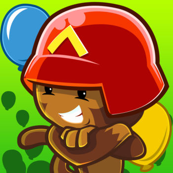 Bloons TD Battles - Play the top-rated tower defense franchise in this free head-to-head strategy game.It\'s monkey vs monkey for the first time ever - go head to head with other players in a Bloon-popping battle for victory. From the creators of best-selling Bloons TD 5, this all new Battles game is specially designed for multiplayer combat, featuring over 20 custom head-to-head tracks, incredible towers and upgrades, all-new attack and defense boosts, and the ability to control bloons directly and send them charging past your opponent\'s defenses.Check out these awesome features:* Head-to-head two player Bloons TD * Over 20 custom Battles tracks * 22 awesome monkey towers, each with 8 powerful upgrades, including the never before seen C.O.B.R.A. Tower.* Assault Mode - manage strong defenses and send bloons directly against your opponent * Defensive Mode - build up your income and outlast your challenger with your superior defenses * Battle Arena Mode - Put your medallions on the line in a high stakes Assault game. Winner takes all.* All new Monkey Tower Boost - supercharge your monkey towers to attack faster for a limited time * All new Bloons Boost - power up your bloons to charge your opponent in Assault mode * Battle it out for top scores on the weekly leaderboards and win awesome prizes.* Create and join private matches to challenge any of your Facebook or Game Center friends * 16 cool achievements to claim * Customize your bloons with decals so your victory has a signature stamp\