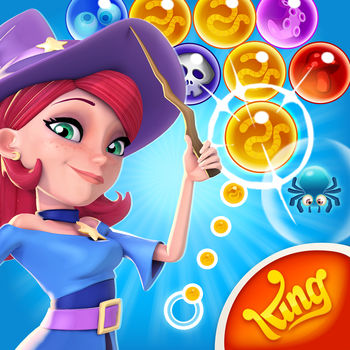 Bubble Witch 2 Saga - From the makers of Candy Crush Saga, Bubble Witch Saga & Farm Heroes Saga comes Bubble Witch 2 Saga!Stella and her cats need your help to fend off the dark spirits that are plaguing their land. Travel the realm bursting as many bubbles as you can in this exciting bubble shooting puzzle adventure. Win levels and free Witch Country piece by piece. Play this epic saga alone or with friends to see who can get the highest score!Bubble Witch 2 Saga is completely free to play but some optional in-game items will require payment.You can turn off the payment feature by disabling in-app purchases in your device’s settings.Bubble Witch 2 Saga features:• The next exciting instalment to the Bubble Witch franchise • New and improved game modes• Enchanting graphics that will leave you spellbound• Hundreds of magical bubble shooting levels – more added every 2 weeks!• Easily sync the game between devices when connected  to the Internet• Leaderboards to watch your friends and competitors!• Collect stars to unlock special items to help you on your quest • Special boosters & bubbles to help you pass those tricky levels• Free & easy to play, challenging to master!• Available to play on iPhone and iPad devicesVisit https://care.king.com/ or contact us in game by going to Settings > Customer Care if you need help!Follow us to get news and updates;facebook.com/BubbleWitchSaga2Twitter @BubbleWitchSagahttps://www.youtube.com/user/BubbleWitchOfficialhttp://bubblewitch2saga.com/Have fun playing Bubble Witch 2 Saga!