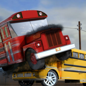 Bus Derby - Bus Derby offers a new and realistic driving experience with full of actions such as pile ups, crashes, overthrows and push outs.FEATURES (in a nutshell)* Unique and progressive gameplay with challenging game modes* Many different tracks and upgradable buses* Many opponents with advanced and dynamic AI and various difficulty* Realistic pile ups, crashes, overthrows, push outs and deformations* Easy handling