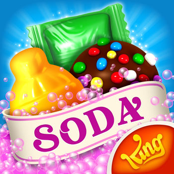 Candy Crush Soda Saga - Start playing Candy Crush Soda Saga today - already enjoyed by millions of players around the world!Candy Crush Soda Saga is the divine puzzle game from King, the makers of Candy Crush Saga, Farm Heroes Saga and more! Switch and match candies to create 3 in a row, or match 4 (or more) to make delicious special candies! Complete the goals before you run out of moves to progress through deliciously fun levels. It\'s that simple!Switch and match scrumptious candies to make mouth-watering combinations and play challenging game modes brimming with purple soda and Candy Bears! Take on this Sodalicious Saga alone or play with friends to see who can get the highest score!Candy Crush Soda Saga is completely free to play, but some in-game items such as extra moves or lives will require payment.By downloading this game you are agreeing to our terms of service; http://about.king.com/consumer-terms/termsNew Candy Crush Soda Saga features:Â * Over 1000 Sodalicious levels* New Game Modes include:Soda â€“ switch bottles and candies to release purple soda and save the Candy BearsFrosting â€“ match candies to smash the ice and set the Candy Bears freeHoney â€“ match candies next to the honey to release the trapped Candy Bears* Scrumptious new candies and sublime new combinations:Match 4 candies in a square to make a Swedish FishMatch 7 candies to create the remarkable Coloring Candy* Explore juicy new environments and meet the kookiest characters* Mouth-watering new graphics, Candy Crush never looked so tasty* EasyÂ and fun to play, yet challenging to fully master* For players that Facebook Connect, there are leaderboards for you and your friends to compare your Sodalicious scores* Easily sync the game between mobile and tablet devices and unlock the full game features when connected to the internetThis mouth-watering puzzle adventure will instantly quench your thirst for fun.  Join Kimmy on her juicy journey to find Tiffi,Â by switching and matching your way through new dimensions of magical gameplay.  Take on this Sodalicious Saga alone or play with friends to see who can get the highest score!Are you already a fan of the new Candy Crush Soda Saga?Â  If so then visit our website, like us on Facebook or follow us on Twitter for the latest news:www.candycrushsodasaga.comfacebook.com/CandyCrushSodaSagaÂ twitter.com/CandyCrushSodaSagaLast but not least, a big THANK YOU goes out to everyone who has played Candy Crush Soda Saga! â€¨â€¨