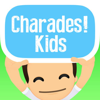 Charades! Guess Words with Kids - Charades! is the outrageously fun and exciting multi-activity game for you and your kids! With different challenges from singing, acting or sketching -- guess the word on the card that’s on your head from your kid\'s clues before the timer runs out! Features: - Children themed decks so your child can join in the fun!- Play with one child, or one hundred at the same time. - Draw a new card by tilting your phone up or down - Wacky activities from singing, sketching to trivia will challenge even the most well-rounded players With 15 children themed decks to choose from, each packed with over 50+ exciting gameplay cards, the fun will never stop! So whether you\'re child is young or older-there\'s something for everyone. Decks include: - Family Movies - Cartoons- Anime - Toys and Game- Children\'s Songs- And lots more! Challenging players in trivia and creativity, your next party, reunion or family game night will never be the same.