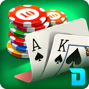 DH Texas Poker - Texas Hold'em - Over 27M downloads Texas Hold\'em Poker! Texas Hold\'em Poker on Android! 100% FREE to play! $50,000 initial FREE chips, DAILY gift, friends gift and online rewards - They\'re totally FREE! Exciting features that you can only experience in DH Texas Poker:# VIP Table - Experience Las Vegas VIP!# Private Table - Play with your friends!# Game mode - Play Now, Private Room, Select Casino, Sit&Go# Daily login lottery# Daily special offer# Online reward# Super chip package# Facebook connect is supported.Like us on https://www.facebook.com/droidhenpokerIf you have any suggestion/comment/problem, please mailto: support@droidhen.com. ============================================================================DON\'T TRUST ANYONE/ANY WEBSITES WHICH REQUIRE YOU INPUT YOUR USERNAME AND PASSWORD. YOU ARE NEVER ASKED FOR PASSWORD TO GET REWARD.============================================================================\