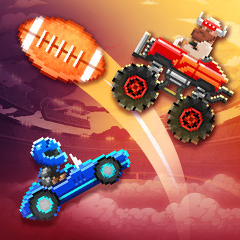Drive Ahead! Sports - Drive Ahead! Sports is sports with cars! Play soccer with a car! Challenge friends on the same device! Perfect your skills in Single Player! Drive cars from motocross bikes to monster trucks! Gain mastery of the sport and upgrade your characters for more power!Local multiplayer has never been this much fun! Enjoy crazy random matches with friends and family! Show off your skills in shared replays! Become a Drive Ahead! Sports celebrity in front of a gazillion fans!Amazing levels! Unique Characters! An overflowing prize machine! Pixel art! What\'s not to love!!? Let Drive Ahead! Sports score a home run straight to your heart!Drop us a line or review and let us hear how you\'re enjoying Drive Ahead! Sports!You can email us at driveaheadsports [at] dodreams [dot] com. Here is our Privacy Policy: http://dodreams.com/pdf/dodreams_policy.pdf.