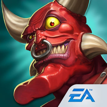 Dungeon Keeper - “EA has a massive hit on its hands… devilishly funny and addictive.” – Inside Mobile Apps“I’m a big fan of tower-defense-style games, real-time strategy games, and the classic Dungeon Keeper. This follows that formula perfectly.” – VGMarket playtesterDIG. DEVISE. DOMINATE! It’s good to be bad in Dungeon Keeper!Devilishly smart. Deploy wicked tactics and dominate your enemies! Build the ultimate underground lair and summon diabolical forces to do your bidding. It’s tower defense…without the tower…and a lot more offensive! A NEFARIOUS ARMY AT YOUR SERVICE!From Trolls to Bile Demons, Mistresses, and Warlocks – deploy your army of baddies and unleash special attacks to destroy the competition. TIME TO GET DOWNMaximize your defenses to thwart invaders with expertly laid traps and dungeon design. Build rooms like the torture chamber or dark library to give attackers some painful and shocking surprises. IT’S GOOD TO BE BADAttack enemy dungeons and plunder their resources. Deploy your forces and face spike traps, cannons, poisonous spores and more. Too many enemies? Turn them into chickens! Master the Hand of Evil™ to unleash devastating spell attacks.HURTS SO GOODSome minions need more…motivation than others. Slap your Imps to get them working faster. JOIN FORCES - THERE’S POWER IN NUMBERSForm guilds with players from around the world. Your new alliances let you share minions, increase resource generation, and earn exclusive guild achievements. What more are you waiting for, Keeper? Play the most diabolically fun game on the App Store!“Like” us on Facebook or “Follow” us on Google+ and Twitter for the latest Dungeon Keeper news: http://www.facebook.com/dungeonkeepermobile http://plus.google.com/+Dungeonkeepermobilehttp://www.twitter.com/eadungeonkeeperWant to connect with fellow Dungeon Keeper players? Please visit: www.dungeonkeeper.com/forumsNeed help? Please visit: www.dungeonkeeper.com/faqsNOTES:This game is not playable on iPod touch (4th generation). Persistent Internet connection required to play.  Network fees may apply.Requires acceptance of EA’s Privacy & Cookie Policy and User Agreement.This app collects data through the use of third party ad serving as well as EA’s and third party analytics technology. See End User License Agreement, Terms of Service and Privacy and Cookie Policy for details. This app collects data through the use of EA’s and third party analytics technology. See End User License Agreement, Terms of Service and Privacy and Cookie Policy for details. EA may retire online features and services after 30 days’ notice posted on www.ea.com/1/service-updates.Post only content that is appropriate and does not infringe the rights of others. EA’s Terms of User Agreement: terms.ea.comThis app allows the player to make in-app purchases.  Consult the bill payer before making any in-app purchases. Includes in-game advertising. This app contains advertising for EA products and products of select partners.