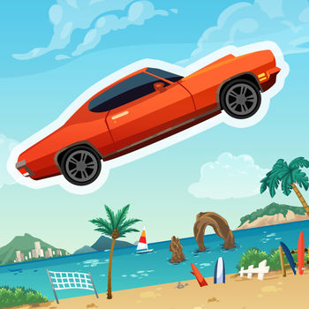 Extreme Road Trip 2 - Your gas pedal is stuck AGAIN! Do stunts to get nitro boost and SLAM it all down to unlock the insane speed of OVERDRIVE! Collect coins to unlock new cars as you play! Complete missions and get rewards!It’s bigger, faster, and still FREE!The game features awesome music by Jimmy \
