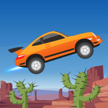 Extreme Road Trip - Your gas pedal is stuck!  Tilt your car to keep it rolling and jumping.  Do stunts to get nitro boost so you can do more stunts to get more nitro boost.  It\'s fun, it\'s fast and it\'s free, so get it now!The goal of the game is to get as far as possible on a limited reserve of gas.  You wont consume gas when boosting, so doing stunts will get your farther.  Though it might also make you crash...  such is the game.The game features awesome music by Magnus \