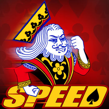 Free Speed (aka Spit) - Are you fast enough for Speed?This is the classic addictive card game where speed and reflexes matter most.  To defeat your opponent, be the first to get rid of all your cards by connecting cards in your hand with the cards in the middle pile.Exclusive features of \'Free Speed\' include Joker wild cards and double card matching.For a FASTER Speed challenge, check out Speed Ultimate Edition with faster levels and WIFI multiplayer!