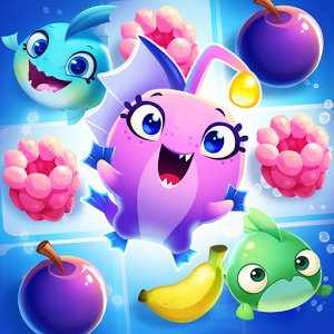 Fruit Nibblers - From the creators of ANGRY BIRDS comes the most DELICIOUS of match 3 games with CUTE characters and FRESH and FRUITY puzzle gameplay. Meet the NIBBLERS â€“ your fishy friends who only want to eat YUMMY fruit â€“ ALL the yummy fruit! Om nom nom! All fun and games right? Woohoo! Fruit party over here! Well, the islandâ€™s reptilian inhabitants are not too happy about our group of aquatic party animals gobbling up all their fruit, and theyâ€™ll try to stop them at all turns. Itâ€™s up to you to use the Nibblersâ€™ special powers to keep a steady supply of fruit flowing and elude those pesky lizards in this soggy saga!-----------------------------*** FROM THE CREATORS OF ANGRY BIRDS ***The masterminds behind Angry Birds have ingrained Nibblers with their brand of zany humor, a beautiful design style, and fun & addictive gameplay!*** MEET THE NIBBLERS ***Match four, five, or more fruit to call in Coral, Octo, and the rest of the Nibblers. These fish have some tricks up their sleeves. Use their special abilities to munch more fruit, topple the lizards, and take out obstacles. *** FUN AND CASUAL ***Nibblers is super simple to learn! Just match three similar fruits and youâ€™re nibbling! Itâ€™s easy to pick up and play, but with over 200 levels â€“ and more to be added, thereâ€™s always a new challenge waiting!*** OUT OF THE WAVES, INTO THE JUNGLE ***Embark on an island hopping adventure and navigate obstacles in a multitude of unique and puzzling levels â€“ with new ones added all the time!*** PLAY WITH FRIENDS ***Get social! Connect to Facebook and challenge your friends in the leaderboards, see their progress on the island map, and share special gifts! *** NOT IN OUR BACKYARD ***Heaps of scaley baddies aim to crash your fruit party. Matching fruits next to a lizard is enough to send it packing, but youâ€™ll have to get crafty to take care of tougher enemies â€“ and boss battles will pit your fruit matching skills against the toughest of the lizardy ranks.-----------------------------We have a COMMUNITY where fish are FRIENDS and not food, join now for the freshest news:Follow: http://www.twitter.com/nibblersgameLike: http://facebook.com/nibblersgamePin: http://pinterest.com/nibblersgame -----------------------------Having trouble? Send a message to our support team at support@rovio.com-----------------------------Nibblers is completely free to play, but there are optional in-app purchases available. Time to get your nibble on! Terms of Use: http://www.rovio.com/eulaPrivacy Policy: http://www.rovio.com/privacy