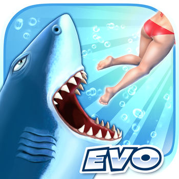 Hungry Shark Evolution - Take control of a very Hungry Shark and go on a frantic ocean rampage!Survive as long as possible by eating everything and everyone in your way! Explore underwater worlds and evolve iconic sharks like the Great White and Megalodon!In this action-packed aquatic adventure:• Unlock more than a dozen unique sharks and other fintastic creatures• Explore free-roaming worlds both above and below the waves• Enjoy jawsome 3D graphics and sound effects• Discover and devour mysterious creatures of the deep• Recruit Baby Sharks to boost your predatory powers• Equip awesome accessories like Lasers, Jetpacks and Top Hats!• Find and collect sunken Bonus Objects• Sink your teeth into loads of challenging missions• Activate Gold Rush to survive longer and score higher• Take part in regular in-game events to score limited edition prizes• Challenge your friends via Facebook social features• Attack with intuitive touch or tilt controls• Play offline wherever you are – no Wi-Fi needed!• Synchronize your game easily across iOS devicesHungry Shark Evolution is regularly updated with new features, content and challenges to keep you hooked!Compatible with iOS 7.0 and above.This app contains In-App Purchases which allow you to buy Gem and Coin currency which can be spent on upgrades and accessories. Gems and Coins can also be collected in game without requiring purchase, or by watching video advertisements from the Treasure screen.This game contains advertising. Advertising is disabled if you make any purchase.Like on Facebook: www.facebook.com/HungrySharkEvolutionFollow on Twitter @HungrySharkEvoSubscribe on YouTube: http://youtube.com/FutureGamesOfLondonNeed support? Have some feedback for us? Contact: support@fgol.co.uk