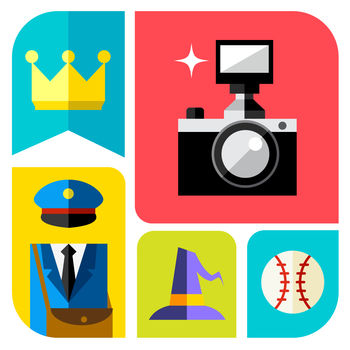Icon Pop Word - ????? BRAND NEW THEMES from the creator of ICON POP Quiz ????? Join 15.000.000 ICON POP users in the new way of playing the game. Challenge yourself and your friends to guess all the new icons! ICON POP Word features: ? New categories ? More fun and less ads ? Share to your friends ? Hundreds of stunning icons are waiting to be guessed