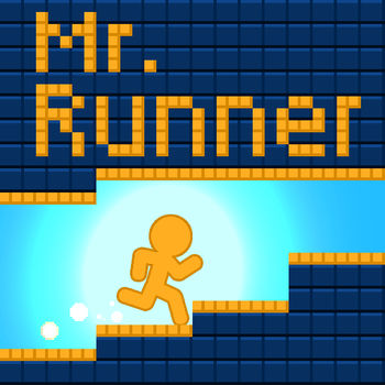 Mr.Runner - Download now and get San Francisco Mode ($0.99) for FREE!!To celebrate Mr.Runner\'s over 4.5 million downloads, here\'s the huge update for all Mr.Runner fans.************************************What\'s new in version 1.3.3:- Watch our new game trailer to unlock San Francisco Mode ($0.99) for FREE!!- Minor bug fixes************************************What\'s new in version 1.3.2:- New leaderboard: Total Distance- Option to disable YoMama jokes************************************NEW FEATURES:* POWER-UPSIncreasing fun with 4 unique power-ups!* SMASH MR. RUNNERA brand new game exceeding your expectations.* San Francisco 1Km RunA new level with old school pixel art.* EASTERN EGGSCollecting 7 hidden eastern eggs to gain a surprise gift.* GAMECENTERFull Gamecenter support, includes Achievements and Leaderboards now!* FREE BONUSMany ways to gain more life points.* YO MAMA JOKESWhat?  Yo Mama jokes?  Yes!BTW, Mr.Runner wallpapers are available at our website http://www.zinggames.net/blog.asp now!!************************#1 overall app in many countries!*******ATTENTIONS******** EASY, FUN AND RELAXING GAME PLAYSpeed up or slow down running to stay in safe zones and avoid falling blocks* LIFE AND TIME MODESExplore the game world in a time limited mode or life limited mode* STYLISH GRAPHICSExplore a black and white world full of wonders and distinct landmarks* ENJOY IT FOR FREEDon\'t hesitate to download this simple and fun game! Enjoy!