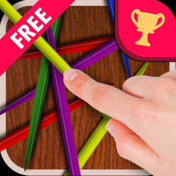 Pick-Up Sticks - Over 7 MILLION downloads worldwide!-- Top 5 (iPhone) in 48 Countries ---- Top 1 (iPad) in 42 Countries --Get your hand ready for the new stick picking game. Challenge online player anytime and anywhere.Four Game Modes ======================Casual Mode : Finish all 50 sticks in minimum time.Arcade Mode : Get highest coins with limited life.Time Attack Mode: Get highest coins within one minute.Creative Mode : Create your own pattern for play.Multiplayer Mode ======================You can play with your friend with 3G, wifi or bluetooth.18 Theme Sticks===========Select your favor theme when you play. Earn the coins in Arcade and Time Attack mode and unlock your favor theme.