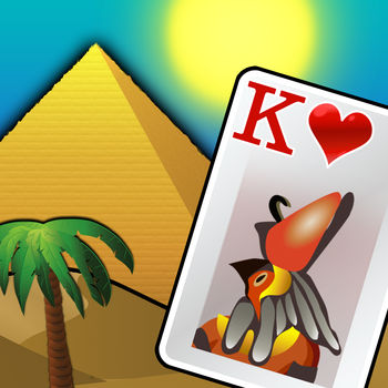 Pyramid Solitaire - Ancient Egypt - Based on the ever popular Pyramid Solitaire we have created our own outstanding Ancient Egyptian themed solitaire game for you to play. Originally a free online card game with over ONE BILLION PLAYS (wow!), we\'ve created the best Pyramid Solitaire app for your iPhone and iPad.Build spectacular pyramids for the Pharaoh and his Queen with your card game skills. To play just clear the board by pairing cards to the value of 13. Deal out additional cards in groups of three as needed to help you. This matching gameplay is a wonderful way to wind down after a long day. If you\'ve played classic solitaire, spider solitaire or even tri-peaks, we think you\'ll find Pyramid Solitaire - Ancient Egypt an interesting variant that keeps your mind engaged.With beautiful artwork, enchanting sound effects, animations and intuitive controls you\'ll see why this is such a popular solitaire.FEATURES:- A relaxing and interesting game for your brain that takes the best of solitaire games like classic solitaire and tripeaks.- Enchanting graphics and layout set in glorious Ancient Egypt.- Simple controls and smooth play.- Local and global leader boards so you can compare scores with friends and family.- Atmospheric sound effects and inspiring music.- Don\'t worry about interruptions, your game will automatically save its place.Join millions players who have described our game as \
