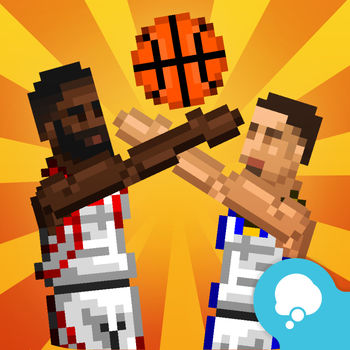 Real Bouncy Basketball - Bouncy Basketball is a one-button, 2D physics-based, pixel art basketball game.* Perform breathtaking, screen-shaking slam dunks* Score regular 3-pointers and 2-pointers, or buzzer beaters* Steal the ball from your opponent* Choose between 1, 2, 3 or 4 quarters with a duration of 30, 60 or 90 seconds each* Unlock and play with as many as 30 teams* Customize the teams and choose their players* Watch and share replays with EveryplayChallenge your basketball-loving friends to fierce basketball battles on a shared screen, or simply play against the CPU if you don\'t feel like jeopardizing your friendships.Bouncy Basketball combines the random fun and addictiveness of 2D physics-based gameplay with the satisfying feeling of outsmarting opponents with your finely honed skills and clever tactics.In Bouncy Basketball, no one game is like the other!