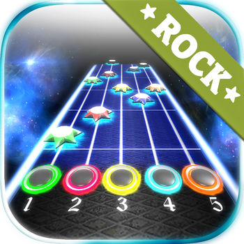 Rock vs Guitar Legends HD - Play free imitation guitar. Train your precision reflexes help of this unique and fun game. After tapping the drives and precision timing and rhythm get score. You have to catch the stars rushing to beat. Enjoy beautiful graphics and visual effects. This application was created for fans of rock, electric and acoustic musical instruments.Game features:- 27  creative commons music songs.- Online Multiplayer- Online leaderboards.- Advanced 3D graphics with smooth reflections.- Lights with glow effects, and beautifully colored particle effects.For more details about authors of songs visit our web site.