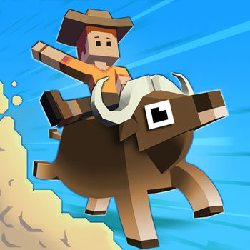 Rodeo Stampede - Sky Zoo Safari - Valentine’s Day Sale! For a limited time App Store promotion, show your zoo some love with the Epic Animal Bundle! The Cash Cow, Mission Mule, and Revive Raven can all be yours at 50% off their original value!Zoo tour coin packs are also 30-40% off!Saddle up and get ready to wrassle with the stampede-iest critters this side of the Savannah. Lions and Tigers and Bears are no match for this rodeo star. Armed with a lasso and a ten gallon hat, swing from the backs of stampeding buffalo, elephants, ostrich and more. Hold tight atop these bucking beasts and you might just win their hearts. When the stampede’s over, the zoo begins! Fill enclosures with your four-footed friends and let your patrons gaze in wonder. This is one wild ride that you will not want to miss - YEEHAW- Ride through the wild stampede on the backs of buffalo, elephants, and all types of exotic animals- Dodge and avoid obstacles in your chase for high scores- Travel across the Savannah and Jungle, with more exciting landscapes to come!- Catch and befriend animals of all shapes and sizes to show off in your Sky Zoo- Invite visitors to come admire your collection- Expand and Manage your zoo to earn huge rewards from visitors