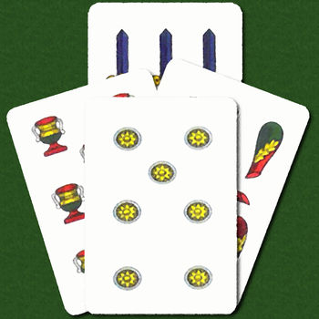 Scopa! - The classical Italian “Scopa” card game. You can play against one, two or three opponents controlled by your device, with three different ability levels. Includes several Italian regional cards, and the French and Spanish ones.This app uses VoiceOver to improve its accessibility.