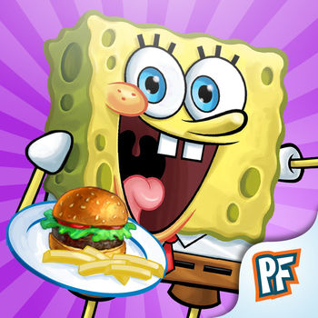 SpongeBob Diner Dash - PlayFirst and Nickelodeon team up to bring you the dish-flipping fun of Diner Dash with a super awesome SpongeBob twist! Soak up 5-star feeding fun with SpongeBob! Mr. Krabs is expanding his Krabby Patty empire, one restaurant at a time. Help SpongeBob seat, serve and satisfy all kinds of fishy customers in five colorful Bikini Bottom restaurants. Slide and tap to send SpongeBob to customers’ tables. Take orders, seat customers, and collect big tips to upgrade your restaurants! --------------------PLEASE NOTE: SpongeBob Diner Dash charges real money for additional in-app content. You may lock out the ability to purchase in-app content by adjusting your device’s settings.--------------------Dive into culinary chaos under the sea with SpongeBob Diner Dash! With Sponge-tastic game features, you can:?Explore restaurants like the Krusty Krab, Dutchman’s Inn, and more ?Meet special guest stars like Patrick Star and other characters from the show  ?Get tons of fast-paced levels for hours of fun ?Shop for awesome power-ups at the store ?Connect with GameCenter to show off your scores ?Unlock additional restaurants through in-App purchase ?Play on iPhone and iPadADDITIONAL NOTES:iOS will keep you logged on for 15 minutes after an initial in-app purchase. Additional purchases won’t require a re-entry of your password during this 15-minute interval. This is a function of the iOS software and not within our control.SpongeBob Diner Dash collects personal user data as well as non-personal user data (including aggregated data), connects with 3rd party social media applications, and offers in-app purchases.  User data collection is in accordance with applicable law, such as COPPA. User data may be used, for example, to respond to user requests; enable users to take advantage of certain features and services; personalize content and advertising; and manage and improve Nickelodeon\'s services. For more information regarding Nickelodeon’s use of personal user data, please visit the Nickelodeon Group Privacy Policy. Our Privacy Policy is in addition to any terms, conditions or policies agreed to between you and Apple, Inc., and Nickelodeon and its affiliated entities are not responsible for Apple\'s collection or use of your personal user data and information. Use of this app is subject to the Nickelodeon End User License Agreement.  For Users residing in the EU, this app may include the use of persistent identifiers for game management purposes and installation of this app constitutes your permission to such usage of persistent identifiers for all users on your device.Privacy Policyhttp://www.nick.com/info/privacy-policy.htmlEnd User License Agreement:http://www.nick.com/info/eula.html.© 2013 Viacom International Inc. All Rights Reserved. Nickelodeon, SpongeBob SquarePants, and all related titles, logos and characters are trademarks of Viacom International Inc. Created by Stephen Hillenburg.