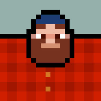 Timberman - Featured as one of the best games of 2014. Over 15 million players could not be wrong.Check out brand new characters including Trout The Voter.Funny iMessage Stickers included! Take your axe or prepare your beard.Timberman is an oldschool arcade style casual game. Become a Timberman, chop wood and avoid the branches. Sounds like an easy task? It\'s easy to play but hard to master. 4 variable environments and 20 Timbermen to unlock. Master your skills for the top records on the leaderboards.This game supports some famous game controllers!