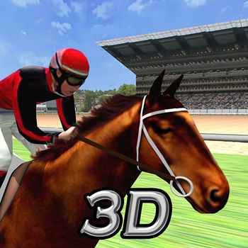 Virtual Horse Racing 3D Lite - #########################################Featured on iTunes App Store.+ \