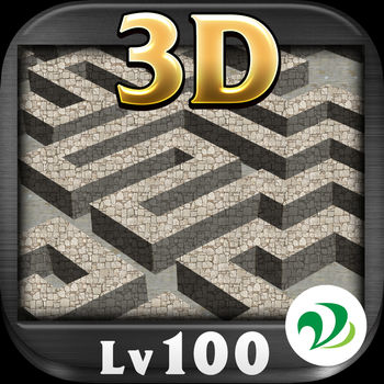 3D Maze Level 100 - There are no cumbersome operations. Run around in gigantic 3D maze by tapping and flicking!  It’s easy at first, just a small maze. However, the maze will get bigger and complicated that latter half is quite tough.  There are doors that only open by certain keys and warp traps, that you cannot complete the game easy.  It’s a challenging game with 100 levels!You can play the entire game for free!!  Let’s give it a try!Below is an instruction of functions and how to operate. Just look at it when you need to.?How to Operate?- Move forward by tapping or flicking upwards.- Continue to move forward by touch and hold.- Change direction by left or right flick.- Move backwards by flicking downwards.- You can scroll the item panel by dragging left and right.* Move operation using the button has been added. You can switch the method of operation in the title screen.?Map Function?- A small map is shown on the upper right corner of the screen.- By tapping a small map, a full size map will be shown.- The path you walked will be automatically mapped. (Auto-mapping)- You will be able to see the whole maze once you pickup an map item.?Traps?- To open a door, you need a key that has the same color with the door.- If you have a key of the same color, the door will open automatically.- Entering into a warp zone will make you teleport to another location.- You need to be careful since some of the warp zones are one-way only.?Items?Effect of items below will automatically start once you acquire it. - Dash Boots…Moving speed will increase for 20 seconds.- Time Stop…Stops the time for 20 seconds.Items below can be used by tapping.- Marker…It marks the path.- Flag…You can put up flag on the path. Using it again makes you go back to that spot instantaneously.- Bird View…You gets to see the maze from above.?Stars?You will be rated in three stars, depending on the time of completion.Depending on a level, standard of rating will differ.You can compete the number of stars on leader board.Since there are 100 levels, the maximum number of stars you can get is 300.*\