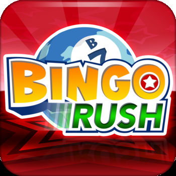 Bingo Rush by Buffalo Studios - With over 14 million Facebook players, the World’s #1 BINGO Franchise introduces a new twist to the game with Bingo Rush, FREE for the iPhone and iPod Touch!  Play today!Thank you for the overwhelming response that made Bingo Rush the #1 Casino game on the App Store! Stay tuned as our next update will offer more rooms and exciting new features.EXCITING ARCADE TWIST ON THE CLASSIC GAMEExperience the fastest BINGO game of your life as you race the clock to collect as many BINGOs as possible before time runs out.  Utilize ALL-NEW game mechanics that let you control how quickly the numbers are called with the innovative “next ball” button.MORE BINGOS!Play up to six cards at once and increase your BINGO odds.  With 4 ways to bingo on every card, the chances of winning are greater than ever!  Try and achieve the ultimate “BLACKOUT” bingo to earn BIG payouts.NEW POWER-UPS FOR BINGO MADNESS! Use ELITE-Power-ups to tilt the classic BINGO rules in your favor and leave yourself wondering how you’ll ever play “regular” bingo again!TRAVEL THE GLOBE Earn Credits, Coins and Power-Ups as you progress through 60 levels of exciting gameplay.  Experience the world as you unlock cultural epicenters, exotic locations and tropical paradises along the way.BEEF UP YOUR TROPHIES AND COLLECTIONS40 Achievements and 140 all-new Collection Items exclusive to iPhone and iPod Touch.  Complete each city’s collection and then brag about it on Facebook!UPDATES! UPDATES! UPDATES!New content and regular updates, so the fun will LITERALLY never stop.  Check our Facebook page for more information! http://www.Facebook.com/BingoRushFEEL THE RUSHFaster Gameplay, Quicker Rounds, More Bingos!View the official game trailer at www.Bingorush.comLike us on: facebook.com/BingoRushFollow us on: twitter.com/BingoRushHaving problems? Any suggestions? We would love to hear from you! You can reach us at mobilesupport@buffalo-studios.comPrivacy Policy information: http://buffalo-studios.com/about/privacy-policy/ 