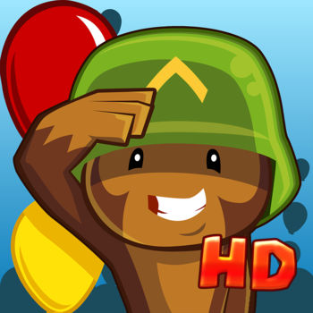 Bloons TD 5 HD - Five-star tower defense with unrivaled depth and replayability. Now with rewarded leaderboards for even more fun and challenge!The Bloons are back in full HD glory and this time they mean business! Build awesome towers, choose your favorite upgrades, hire cool new Special Agents, and pop every last invading Bloon in the best ever version of the most popular tower defense series in history.Featuring 2 brand new Towers, cool Special Agents, glorious retina graphics, original Tracks and Special Missions, a whole new tier of Specialty Building upgrades, and the powerful Monkey Lab to further upgrade your towers, Bloons TD 5 delivers hours and hours of fun, challenging play to fans and new players alike.Hours and Hours of Awesome Gameplay:- 21 powerful towers with Activated Abilities and 2 upgrade paths- 10 Special Agents- 50+ Tracks (plus their Reverse versions!)- 10 Special Missions- 250+ Random Missions- New Bloon enemies - tougher Camos, Regrower Bloons, and the fearsome ZOMG- 50+ Game Center Achievements and Challenges- iCloud Support- 3 different game modes- Freeplay mode after mastering a track- 4 difficulty settings and family-friendly theme so anyone can playAnd that\'s just the beginning - regular updates will keep Bloons TD 5 HD fresh, fun, and challenging for many months to come. Now it\'s time to pop some Bloons!Remember to save to iCloud after each victory or purchase to save your progress.Please note the Bloons TD 5 HD is for iPad and iPad mini devices only - it is incompatible with iPhone and iPod touch devices.