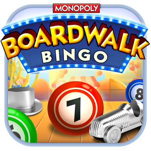 Boardwalk Bingo: MONOPOLY - Advance to Boardwalk and have a blast playing Bingo in a whole new way! MR. MONOPOLY guides you as you win awesome rewards unlocking and exploring all your favorite properties from MONOPOLY. Play with friends as you take a summertime stroll down the Boardwalk - hang out on the beach, at the amusement park or at your luxurious high-rent houses and hotels! Become a Bingo champion with epic boosts like instant bingo, free parking daubs and mystery chests! Play with up to 8 or 12 cards - more than any other Bingo game - switch smoothly between cards to daub numbers and call Bingo lightning-fast!â€¢ VISIT iconic MONOPOLY properties and spaces like Boardwalk, Chance, and Marvin Gardens!â€¢ COMPETE with friends in tournaments to see who can get the most Bingos!â€¢ WIN using unique multi-level boosts to gain an explosion of free daubs, reveal upcoming numbers and add bonus spaces to your cards!â€¢ COLLECT Community Chests for great rewards such as coins, extra boosts, tickets and more!â€¢ COMPLETE fun, MONOPOLY themed Collections in every property to get more tickets and play even more!The best looking, smoothest Bingo experience available on your Android Device.Please note: Boardwalk Bingo: A MONOPOLY Adventure is an online only game. Your device must have an active internet connection to play.Please note that Boardwalk Bingo is free to play, but you can purchase in-app items with real money. To disable this feature, go to the Google Play app on your device, tap the Menu button, select Settings > Use password to restrict purchases. Then follow the directions to complete setup. In addition, Boardwalk Bingo may link to social media services, such as Facebook, and Storm8 will have access to your information through such services.Note: READ_PHONE_STATE permission is used to help us remember your progress.The MONOPOLY name and logo, the distinctive design of the gameboard, the four corner squares, the MR. MONOPOLY name and character, as well as each of the distinctive elements of the board and playing pieces are trademarks of Hasbro for its property trading game and game equipment. Â© 1935, 2014 Hasbro. All Rights Reserved.Follow Storm8www.storm8-studios.comfacebook.com/storm8twitter.com/storm8