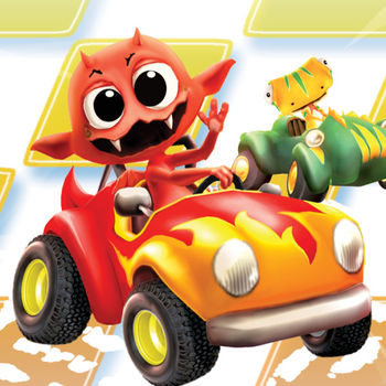 Cocoto Kart Free - Play now the #1 Kart Racer on iPhone and iPod touch!After the release of Cocoto Kart Racer for Nintendo DS and Nintendo Wii, Cocoto is now coming to iPhone and iPod touch in an exciting kart adventure. Neko Entertainment and Eurocenter teamed up to bring the most console-quality like kart racer to the iPhone and iPod touch. Drive in volcano worlds, in the sky, up in the trees, slide on ice, use turbos, take shortcuts by jumping over platforms. 12 unique drivers are fully animated. This game requires an internet connection (WiFi or Edge/3G).Important: if you lost something with the update to iOS7 then please use the in-game feedback so that we can help you!