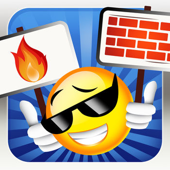 Guess What's the Emoji Icon - Word Quiz Game! - Play the #1 pic puzzle game now!!But we\'ll warn you, it\'s insanely fun & addictive!!Can you guess the word, popular movie, or saying simply by looking at emoticons??  Give it a shot and have a blast playing!