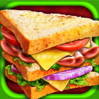 Lunch Food Maker - Grab two slices of bread and your favorite meats, veggies, and cheeses. It’s time for lunch, and sandwiches are on the menu! Do you like ham or turkey? Maybe you like both! Is your favorite cheese American or Swiss? Perhaps you like cheddar! There is no limit to the ways you can create a tasty, filling sandwich, so why stop with a little meat and cheese? Pile on the meat, layer the cheese, and throw on some veggies to make the best lunchtime treat!In Lunch Food Maker, there are thousands of combinations for kids and adults to make! Whether you like one kind of meat or want to have them all, this is YOUR sandwich and you can make it just how you want! Make what you like or try something new. The only limit is you! If you’re in the mood for something sweet and meat and cheese won’t do, you can even make ice cream sandwiches, too! This sandwich making game puts all the power in your hands. Get to work! School starts in an hour and your lunch box is empty!Product Features:- Sandwich themed cooking game.- Easy to use controls to select and place foods.- Fun features to cook the meats!- Tons of different meats, cheeses, veggies, and more!- Ice cream sandwiches, too!- Thousands of combinations to try!- Make sandwiches big or small!- Share your sandwich with your friends!How to Play:- Use interactive controls to play the game.- Cook your meats and select all your toppings.- Layer your sandwich with tasty meats, cheeses, veggies, and more.Want to know more about us?Visit our official site at http://www.crazycatsmedia.comFollow us on Twitter at https://twitter.com/CrazyCatsGameLike us on Facebook at https://www.facebook.com/pages/Crazy-cats/1535721699976922For more information about Lunch Food Maker, please visit http://www.crazycatsmedia.com/sandwich-maker
