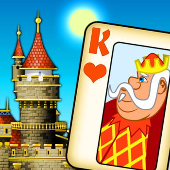 Magic Towers Solitaire (Tri-Peaks) - This is the free solitaire game played hundreds of millions of times by iPhone and iPad players around the world. We combine a smooth card game experience with a beautiful and relaxing setting. Thanks for all your great reviews; we\'re really glad you are enjoying it.Use your skill and intelligence to fill the realm with magical towers and castles in this well-loved card game. Originally released as an online card game our version of Tri-Peaks solitaire has now found even more fans on iPhone and iPad. To win a round all you have to do is remove all three peaks of cards by matching cards that are one or higher or lower than your current card. You don\'t need to match them by their suits. Win as many rounds as you can to get highest score.Here are some of the emails and reviews we have received about our card game.\