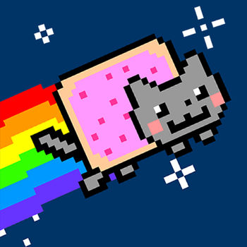 Nyan Cat! - BLAST into space on a brand new interstellar adventure guaranteed to blow you out of this universe! Nyan Cat! is the official iOS application designed by the creator of the brand new internet sensation, Nyan Cat!Now with bluetooth arcade stick support and a brand new free game mode for your cat!“Nyan Cat”™ mark, visual materials, and related properties are the worldwide property of Chris Torres (www.prguitarman.com). Used under license.