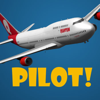 Pilot! - Ding... the pilot has turned on the Fasten Seat Belt sign! Things are going to get dicey! Whoa Ho! Someone left the engines running and now you get to pilot your own plane! Pilot! lets you have all the fun the big boys have by flying your plane from airport to airport delivering cargo and passengers. No need to spend days in flight school. 96 planes for hours of mind numbing fun.
