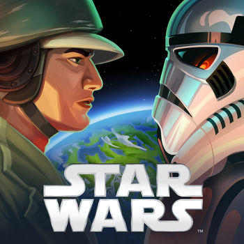 Star Wars™: Commander - Fight for Your Side. Command The Galaxy.The Galactic War rages on. Where does your allegiance lie? Will you side with the Rebellion or the Empire? Join the fight, build your base, recruit and train your army, strategically plan your defenses, and lead your troops to victory on war-torn worlds throughout the galaxy! Battle with or against iconic characters like Darth Vader, Luke Skywalker, Han Solo, and Princess Leia, and utilize or destroy units like AT-ATs, Speeder Bikes, Wookiee Warriors, and Stormtroopers. Join millions around the globe to play in this epic combat strategy game. Commander, the fate of the galaxy is in your hands!FEATURES• CHOOSE to fight for the Rebellion or the Empire• TRAIN your troops to charge into battle• BUILD units and vehicles with multiple upgrades• DEFEND your base against enemy forces• COMPLETE original story missions and gain additional rewards• LEVEL UP your heroes, troops, vehicles, and more• BATTLE on different worlds within the Star Wars™ universe• TEAM UP WITH FRIENDS and allies to form the ultimate squadUpgrade your Planetary Command building to scout and relocate your base to new worlds such as Dandoran, Yavin 4, Er’Kit and Hoth to expand your command and strengthen your squad.For the best experience, we recommend playing this game on an iPhone 4S, iPhone 5/5s/5c, and iPads running iOS7.1 and above. iOS versions below 7.1 are no longer supported. Playing on an iPhone 4 may result in longer load times and slower performance.Before you download this experience, please consider that this app contains: •Social media links to connect with others•In-app purchases that cost real money, push notifications to let you know when we have exciting updates like new content•Advertising for some third parties, including the option to watch ads for rewards•Advertising for The Walt Disney Family of CompaniesWe respect your wishes regarding your Privacy. You can exercise control and choice by resetting your Advertising Identifier in your device’s Privacy Settings.Privacy Policy – http://disneyprivacycenter.comTerms of Use – http://disneytermsofuse.com