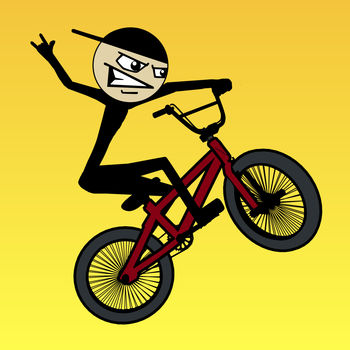 Stickman BMX Free - Stickman BMX HD - The long awaited sequel to the smash hit game \'Stickman Skater\' is finally here on iPad! Our hero Stickson returns in the latest installment to test his skills on a street BMX bike. Do you have what it takes to survive the wide variety of terrain including forests, cities, oil refineries and the ultimate test that is living hell! Simple to pick-up-and-play with plenty of depth to keep the avid gamer entertained for hours. Features Include: * 60 Fast paced scrolling levels packed full of excitement. * Wonderfully detailed locations with interactive obstacles and inhabitants. * Hundreds of combinations of real BMX tricks. * Hidden paths and routes in all levels to explore. * Completely re-engineered physics engine. * Gamecenter leaderboards and achievements. * In-app purchase: Race the Ace - Race against the computer in 30 all new levels. * In-app purchase: Skateboard - Skate fans can now choose to ride a skateboard instead of BMX in all levels of the game.