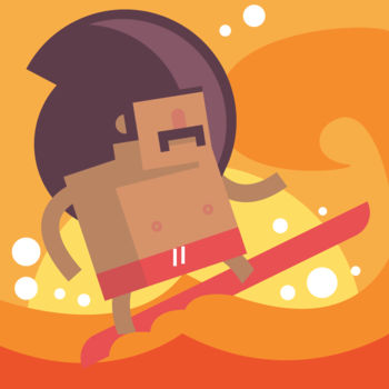 Surfingers - Surf as far as you can. Through the oceans, caves, snowy hills and deserts full of sand.Check how fast you can swipe up and down, try the double swiping with both your hands to reach the high score. Remember - in Surfingers the waves are under your control.Features:- 25+ characters to unlock- changing, random environment full of dangers- surfy soundtrack and graphics- addictive, innovative gameplay using swiping- global leaderboards, iCloud support