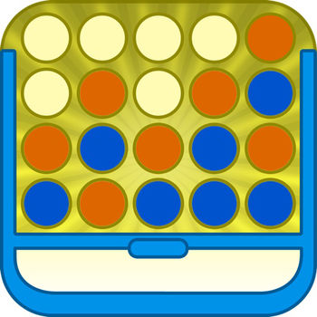 Touch4: FS5 (FREE) - Touch4 is the easiest to use and most fun 4-in-a-row game on the planet! “Touch4 is a fun, free app that lets you play the classic game....Gameplay is simple but satisfying, and Touch4 offers ample customization options, everything from different-size game boards to multiple AI skill levels.”“4 out of 5 Stars”	-CNet.comConnect the same four color chips in a row to win. Play multiple levels and be challenged playing this game or play against a friend.- Now with peer-to-peer gaming over Bluetooth and Wi-Fi in iPhone OS 3.0!!- Multi-player support over the INTERNET via WiFi, EDGE or 3G!- Multi-player WiFi support over your WiFi LOCAL NETWORK!- Send Instant Messages to your opponent- 3 board sizes and 3 computer levels- Undo, Hint and see Last Move Made supported!- Saves wins and losses against every opponent including network and internet opponents!- Accelerometer support; turn upside-down and watch the chips fall out the top!- Auto-save feature to answer a phone call or check email during a game!- See the country where your internet opponent is playing!- Great graphics, sounds and user interface!!NOTES:- Displays ads after 6 minutes.- Paid version does not contain ads.