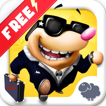 Word Weasel? - Word Weasel Blitz is the FREE Lite Version of Word Weasel.  Compete endlessly through 4 levels of fun for the highest score possible! Play the lightening quick 2-minute Blitz Mode endlessly!  Or upgrade to the full version at anytime!No more boring word games! Discover words, beat the clock, unlock the vault, collect gems, and uncover the top-secret Weasel Word! Word Weasel is the fun, fast-paced word game for all ages that\'s easy to pick up, but impossible to put down! Form words from letters anywhere on the game board to unlock the vault and collect the treasure! But uh-oh, It looks like you\'ve got a mole in your midst! Watch out for Shades the Spy Mole as he tries to put a hole in your plans and steal the treasure for himself! Earn huge bonuses by using power-ups and making big words! Collect confidential briefcases to uncover the top-secret \