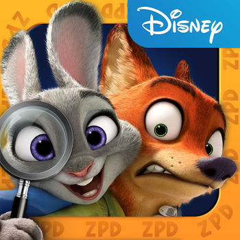 Zootopia Crime Files: Hidden Object - An un-fur-gettable hidden object adventure!Partner up with ZPD officers Judy Hopps and Nick Wilde and unleash your crime solving skills in this wildly fun puzzle game! Sniff out crime scenes, discover clues, and analyze evidence to restore paw and order to Zootopia!JOIN FUR-MILIAR FACESWork with Officer Judy Hopps, Nick Wilde, and call for backup from ZPD\'s finest including Clawhauser, Grizzoli, Rhinowhitz, and Chief Bogo.INVESTIGATE CRIME SCENESUse your animal instincts to hop around Zootopia and discover hidden objects.COLLECT CLUESVisit the laboratory where Hurriet the sloth will… help… you… analyze… your………. evidence.ACTIVATE SPECIAL ABILITIESUnleash boosters like the Sloth Slowdown, the Tiger Tracker, and the Cheetah\'s Charge to help you tail and outfox suspects, and crack cases!UNLOCK ZOOTOPIA LOCATIONSDiscover iconic Zootopia places like Savanna Central Station, the Plaza, Lemming Bros. Bank, Little Rodentia—and more!Don’t forget to get Zootopia on Blu-ray, Digital HD, and Disney Movies Anywhere!Before you download this experience, please consider that this app contains social media links to connect with others, push notifications to let you know when we have exciting updates like new content, as well as advertising for The Walt Disney Family of Companies and some third parties. This mobile app contains in-app purchases and advertising messages, including the option to watch ads for rewards. In-app purchase cost real money and are charged to your account. To disable or adjust the ability to make in-app purchases, adjust your device settings. We respect your wishes regarding your Privacy. You can exercise control and choice by resetting your Advertising Identifier in your device’s Privacy Settings.Privacy Policy - http://disneyprivacycenter.comTerms of Use - http://disneytermsofuse.com